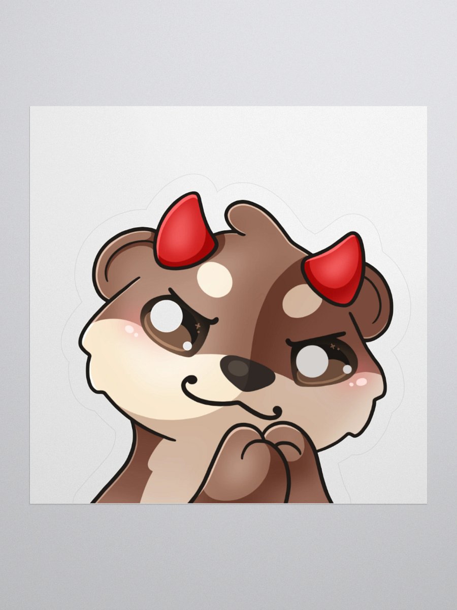 Mischievous Otter Sticker product image (3)