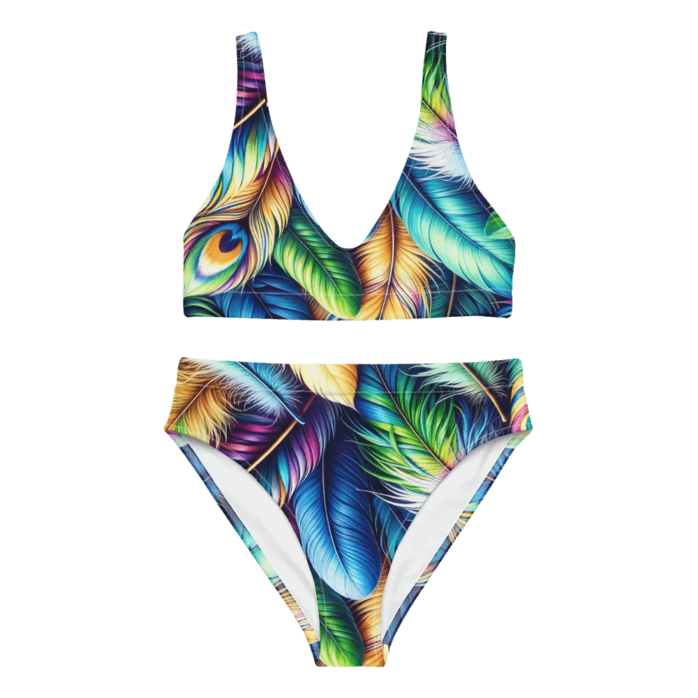 Vibrant Feather Symphony Bikini product image (9)
