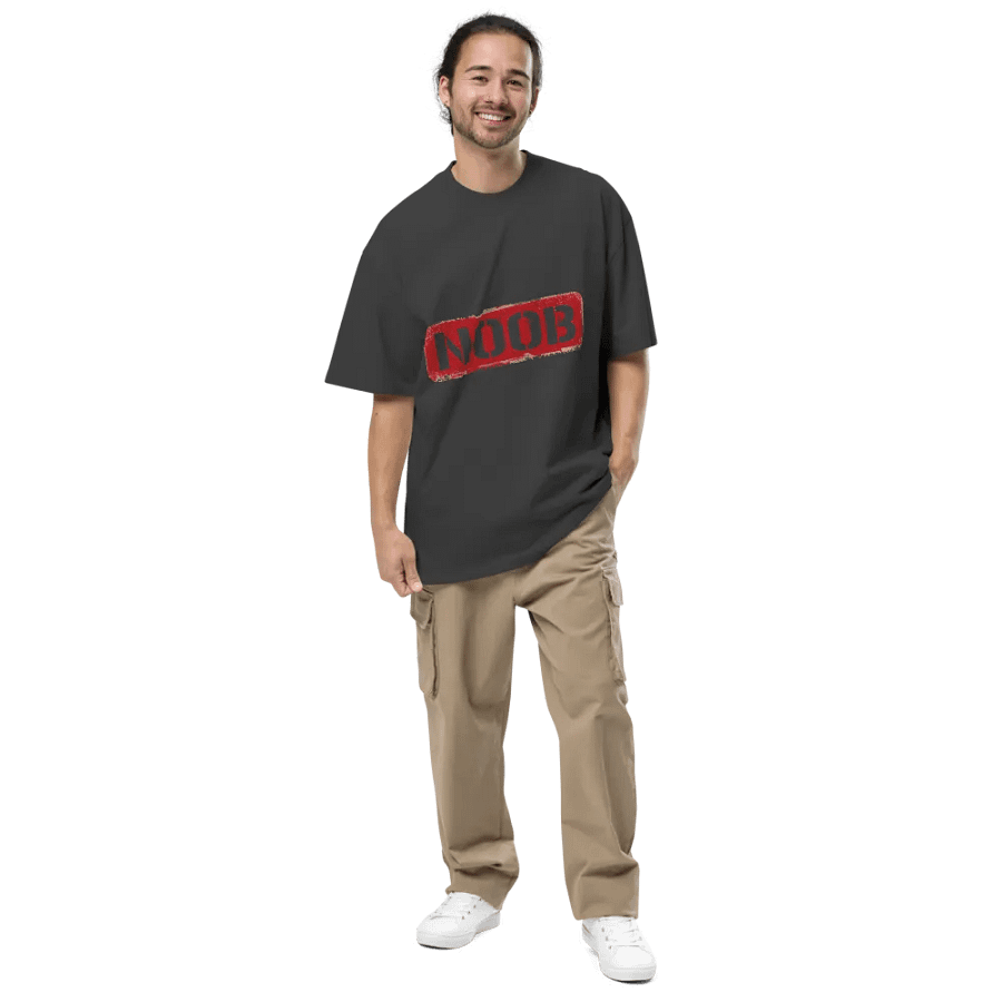 Oversized NooB T-shirt product image (21)