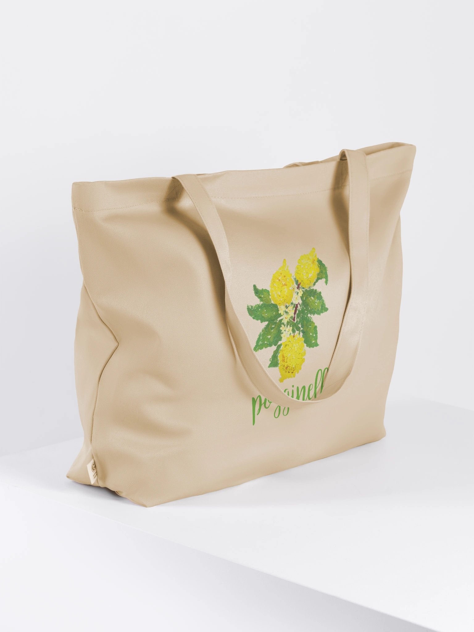 Lemon Pogginella Green Organic Tote Bag product image (8)