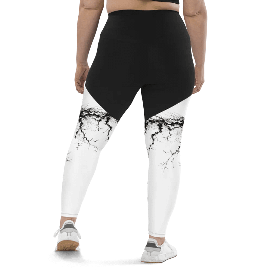 Bamboo Root All-Over Print Sports Leggings product image (11)
