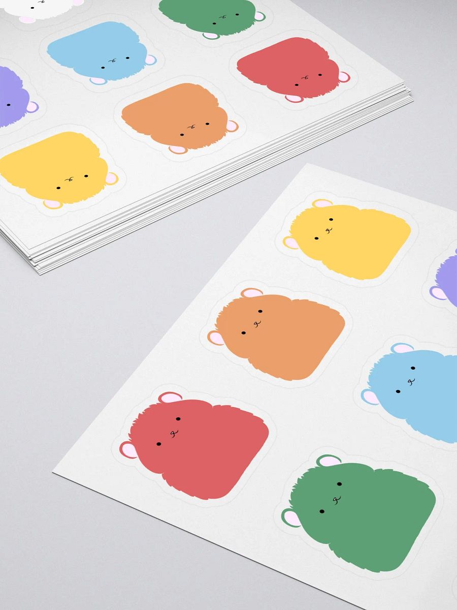 Rainbow Hamsters Sticker Sheet product image (4)