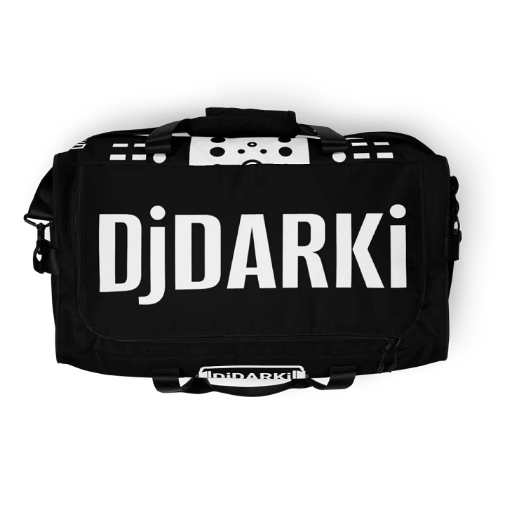 Djdarki Black All-Over Print Duffle Bag product image (2)