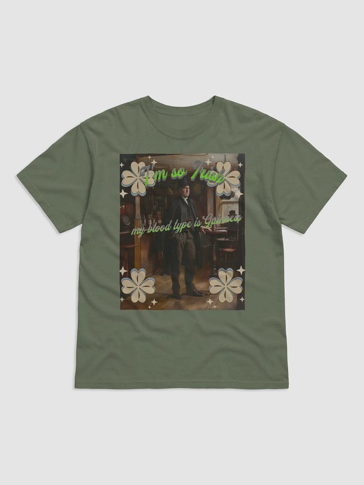 St. Patrick's Day Heavyweight Unisex Crewneck T-shirt product image (1)