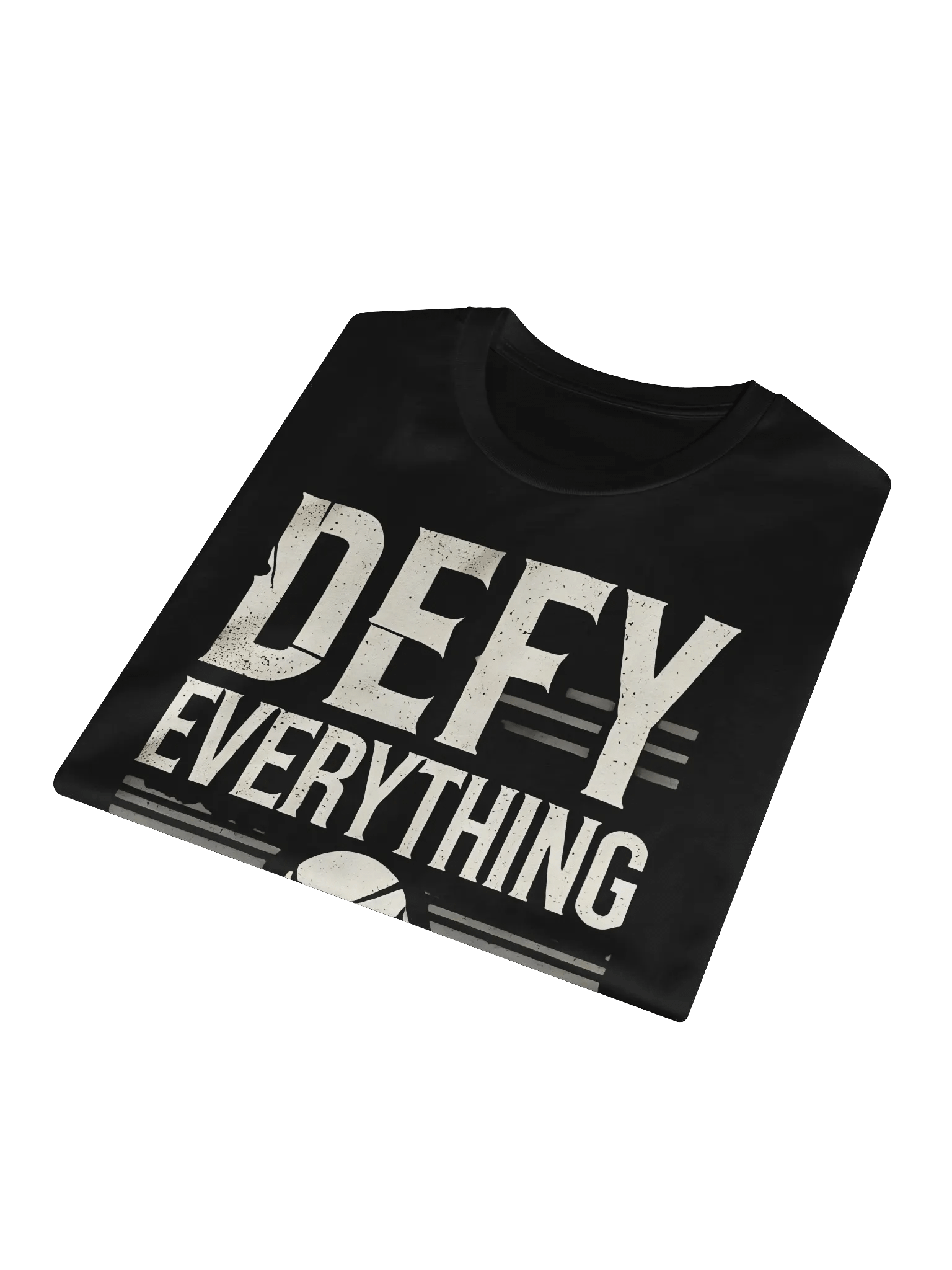 Defy Everything Skull Motivation Tee product image (4)