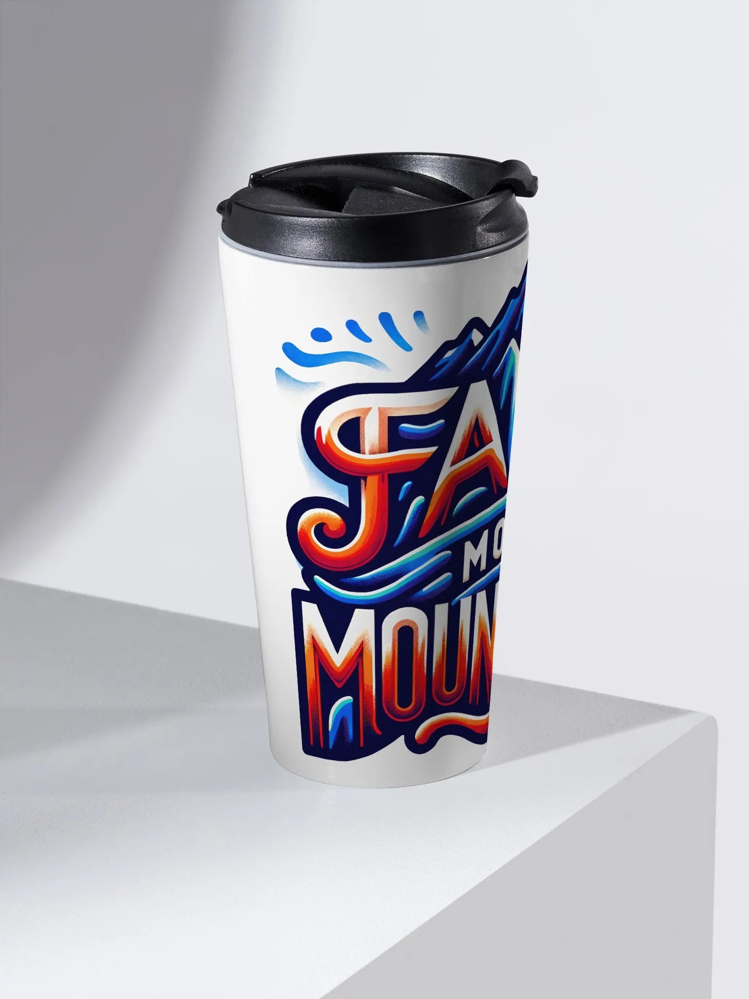 Faith Moves Mountains Travel Mug product image (2)