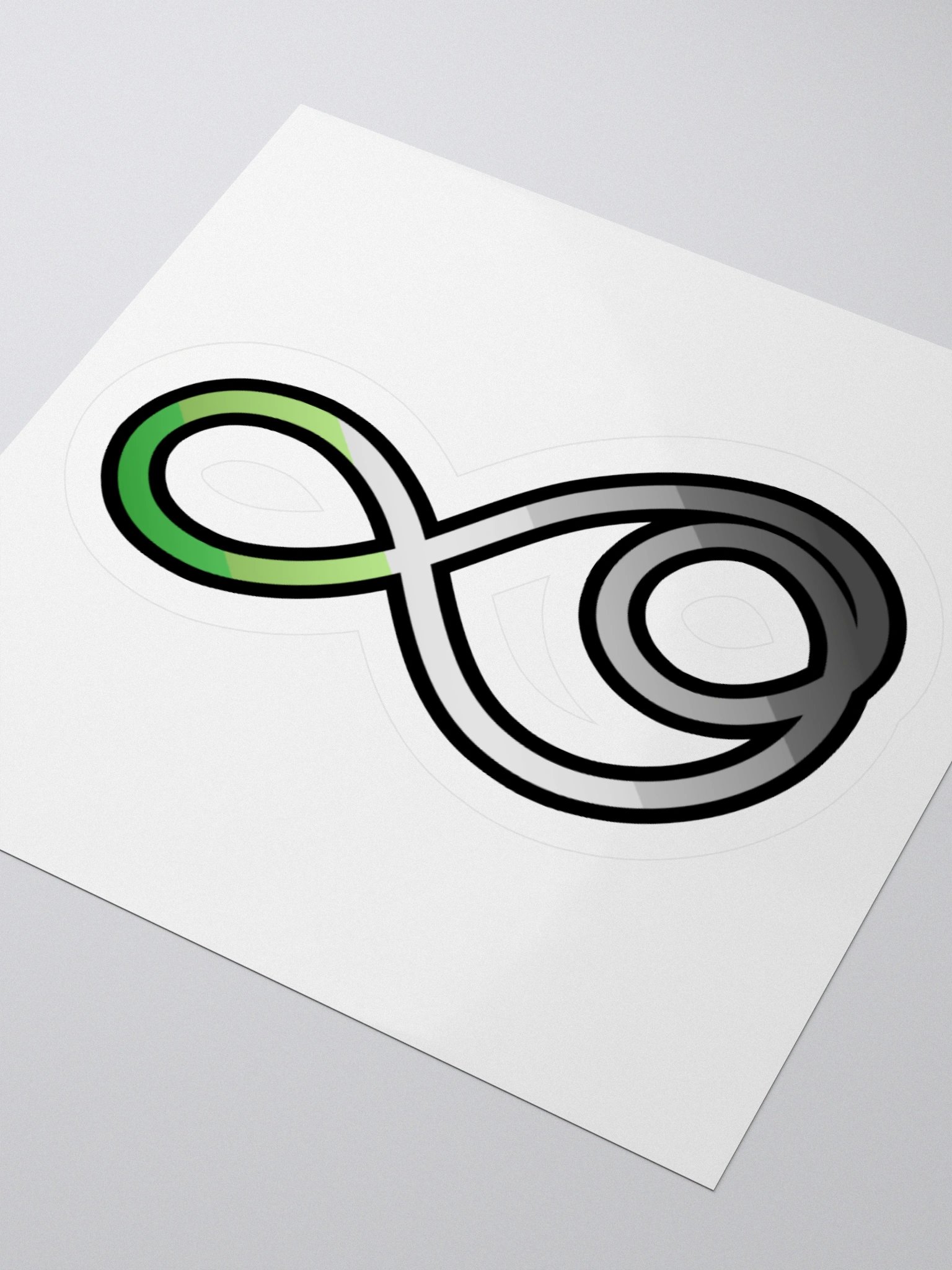 Treble Clef (Aromantic) - Kiss Cut Sticker product image (7)