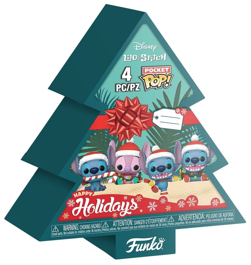 Funko Pocket POP! - Disney - Lilo & Stitch (Holiday) - 4 Pack product image (1)