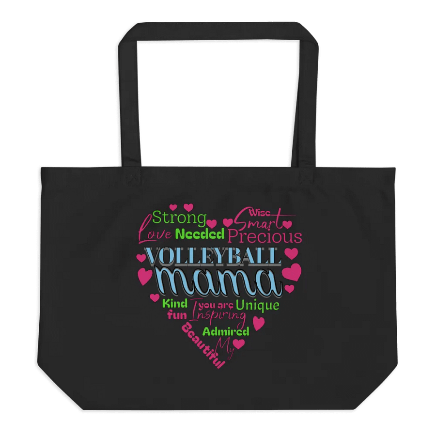 Heart Volleyball Mama Tote Bag product image (1)