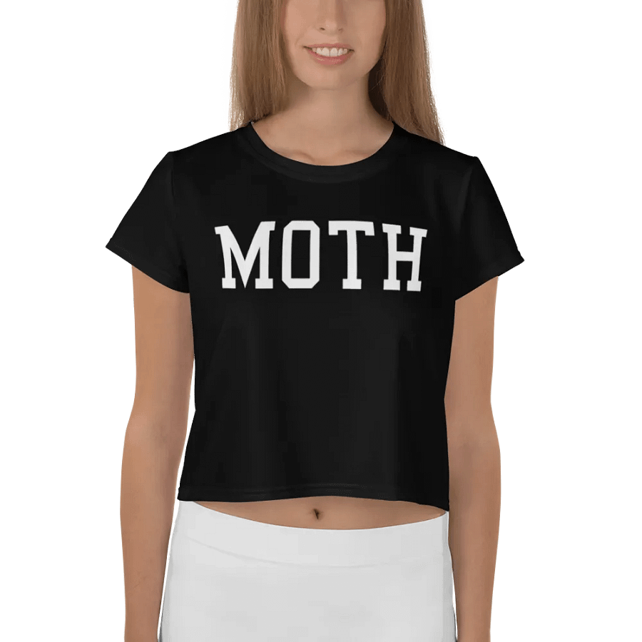 (2 sided) Moth Man crop tee product image (4)