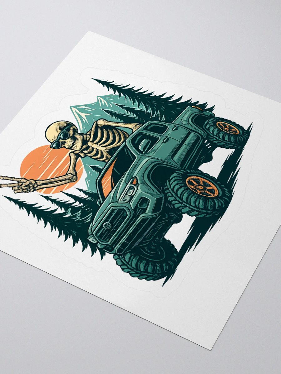 "Ride or Die" Off-Road Skeleton Sticker product image (7)