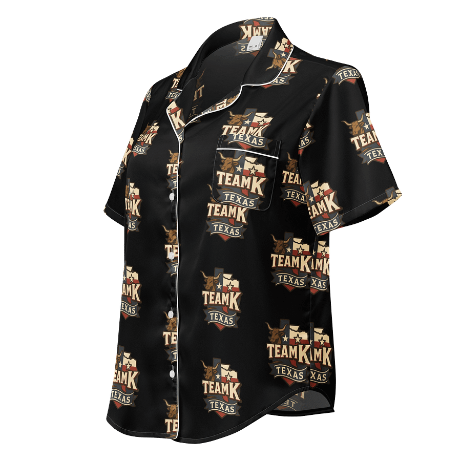 Team K Texas Women's Short Sleeve Pajama Top product image (1)