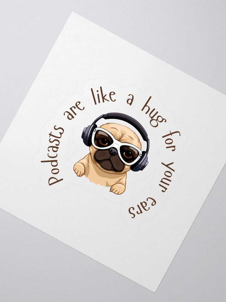 Paws & Podcasts Sticker Set product image (5)