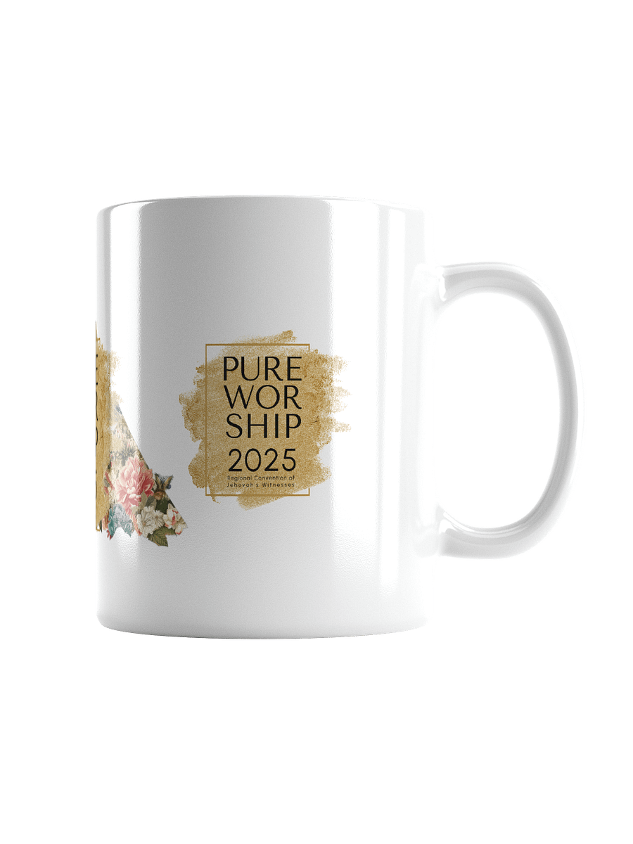 2025 "Pure Worship" Floral Mountain Glossy Mug product image (4)