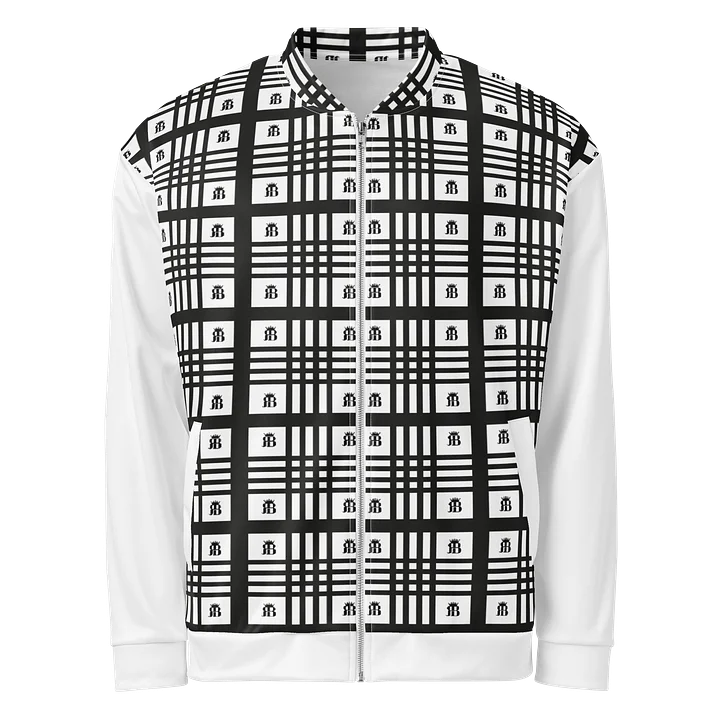 Reebox Grid Pattern Bomber Jacket product image (1)
