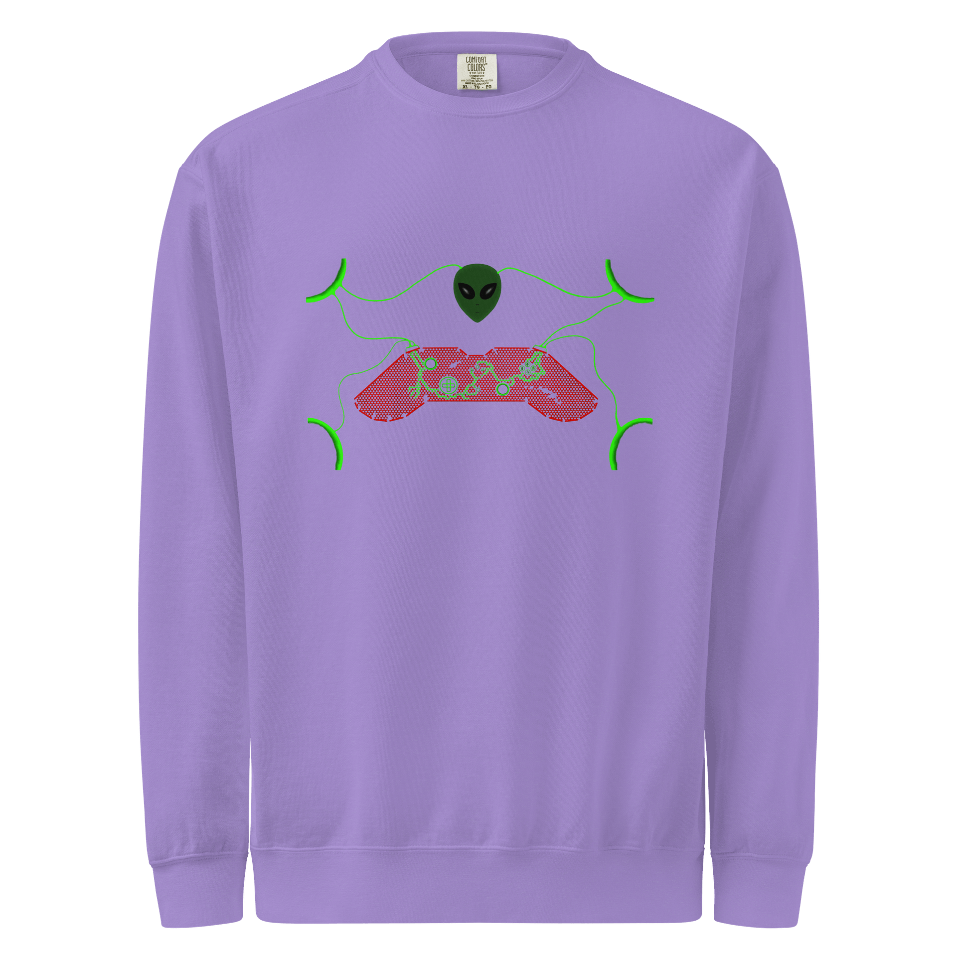 Galactic Gamer Alien Sweatshirt product image (1)