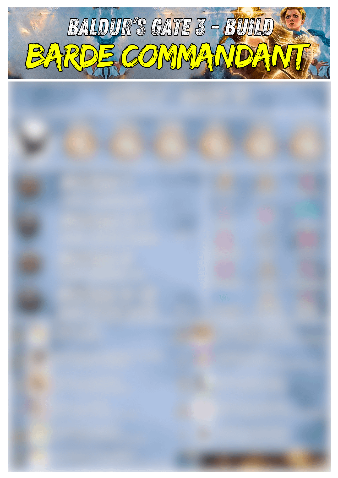 PACK de 13 Builds Baldur's Gate 3 - 2e version product image (2)