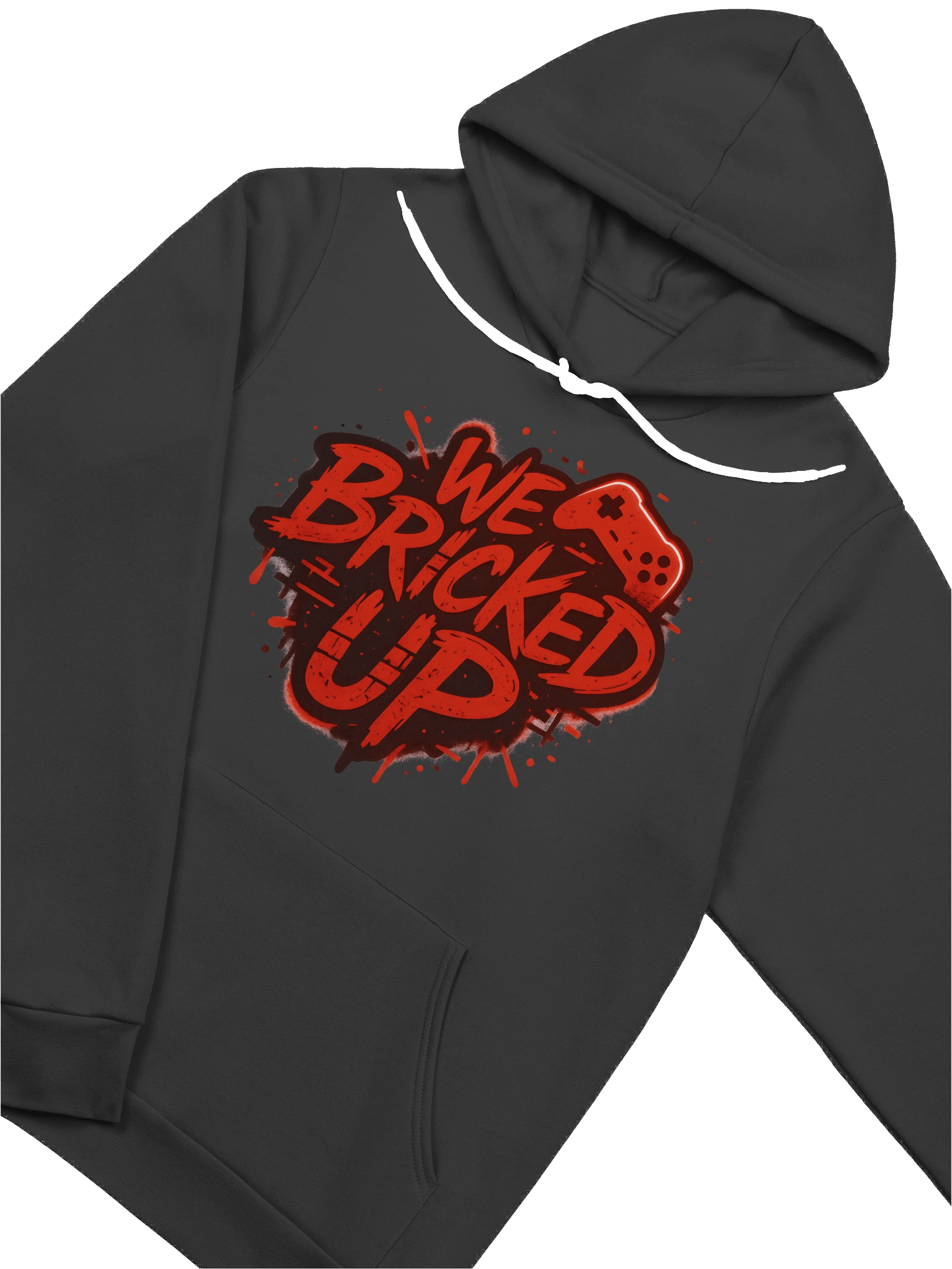 "Bricked Up" Hoodie Red product image (6)