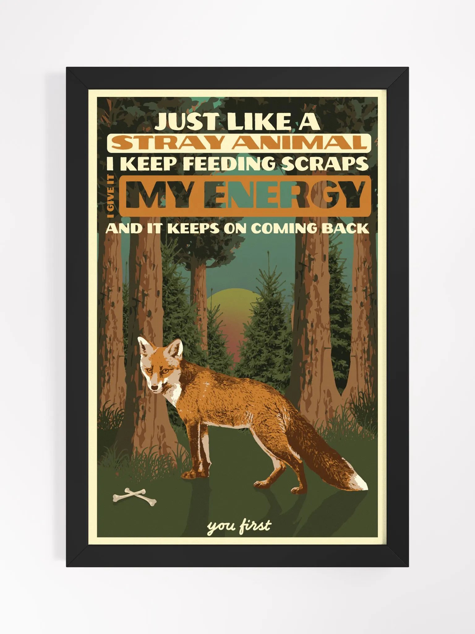 everyone is a bad guy - framed print product image (3)