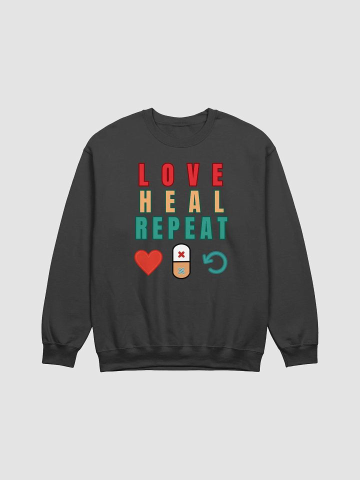 Love ,Heal ,Repeat Crewneck Sweatshirt product image (7)