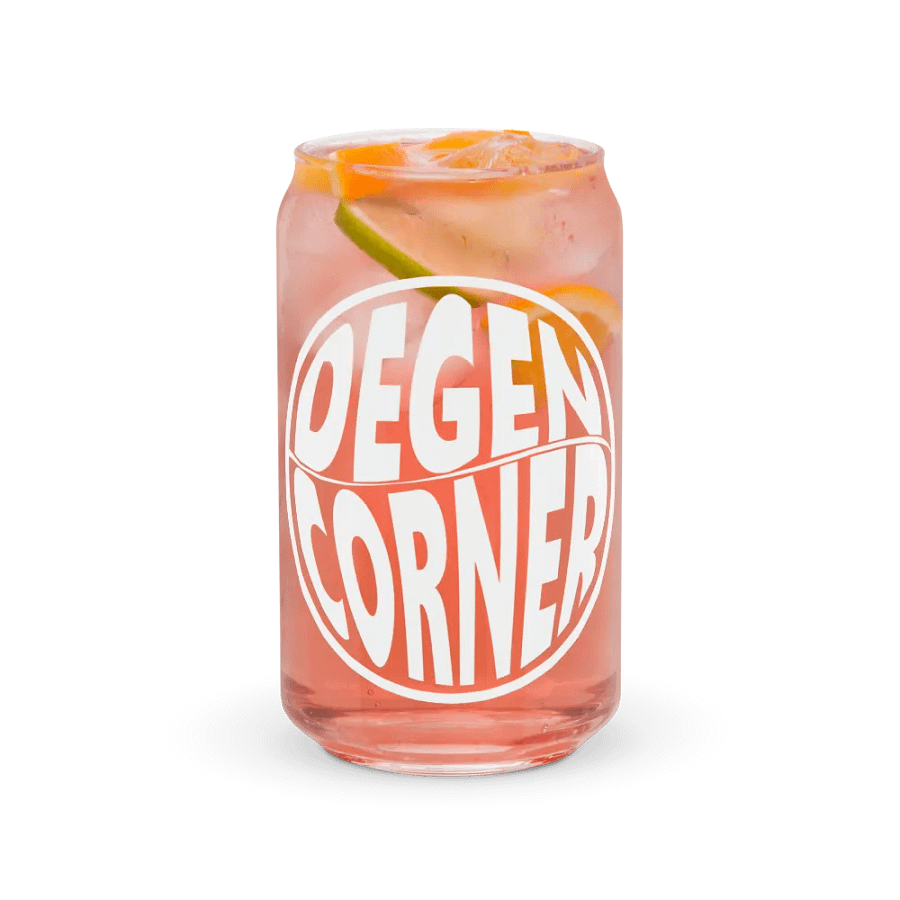 Degen Corner - Soda Glass (light logo) product image (7)
