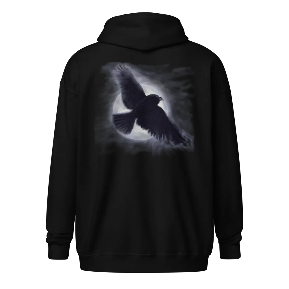 Night Raven Zip Hoodie product image (1)