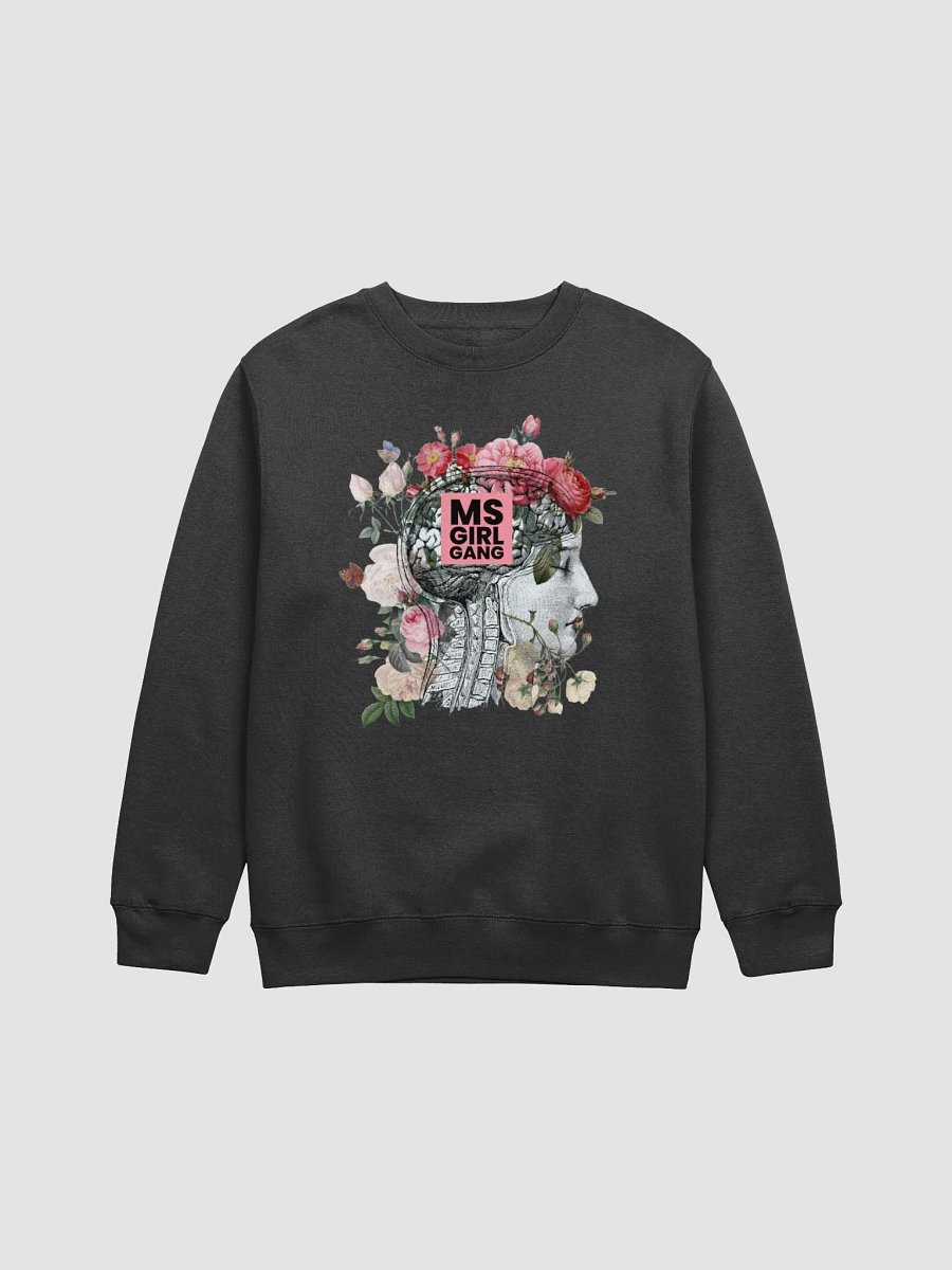 MSgirlgang Floral Brain Crewneck Sweatshirt product image (1)