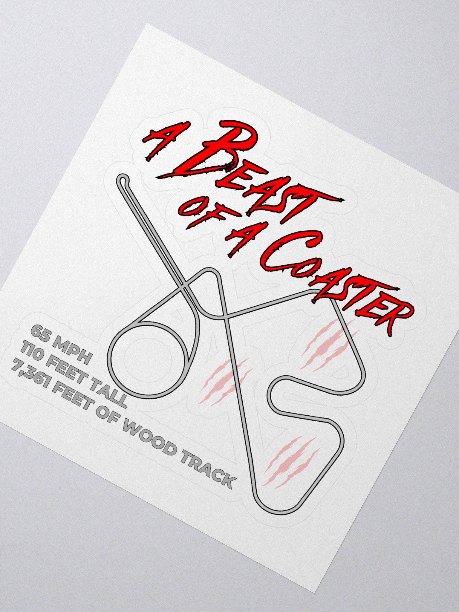 A Beast of a Coaster Sticker product image (2)