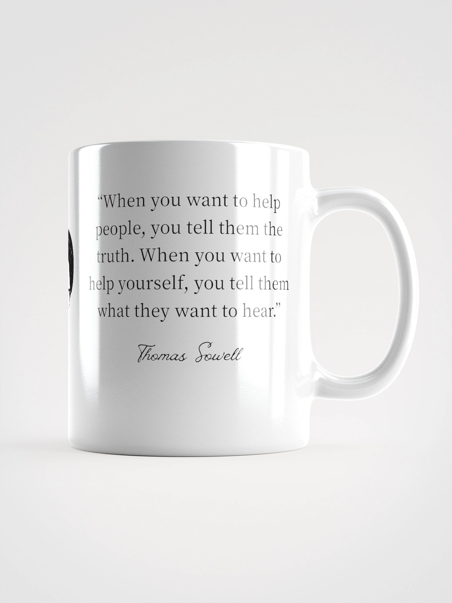 "Tell Them the Truth" — Thomas Sowell Quote Mug product image (1)