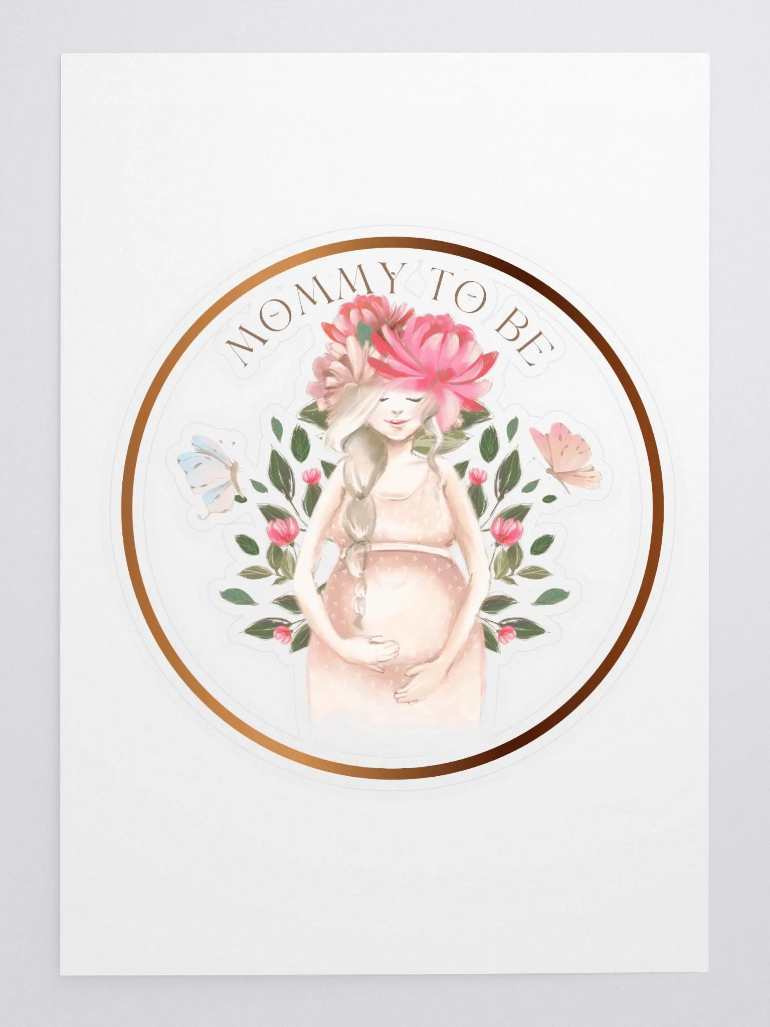 ✨ "Mommy-to-Be Bump Sticker" product image (3)