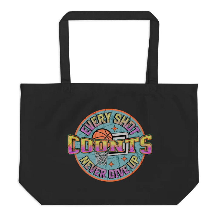 Every Shot Counts Basketball Hoops of Inspiration Tote Bag product image (1)