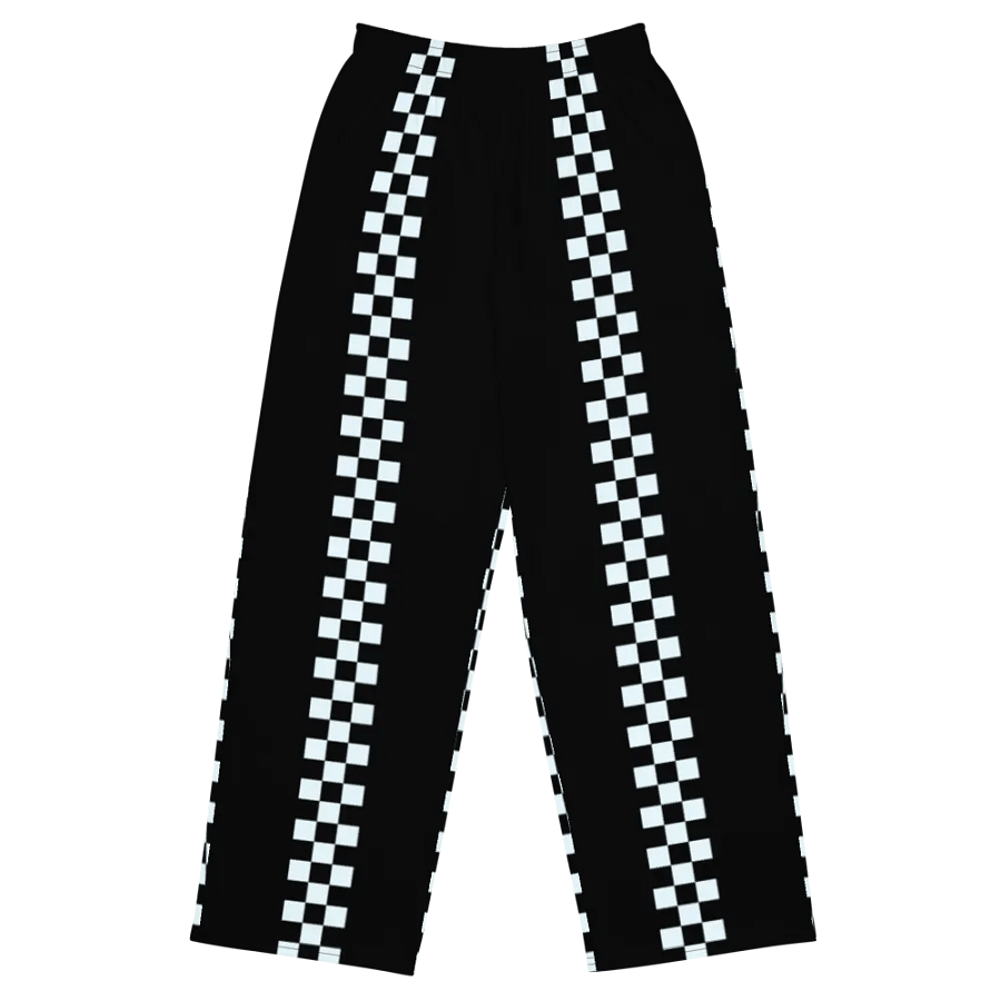Racer Black Checkered Pants product image (2)