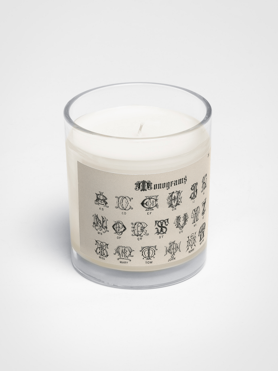 Vintage Monogram. Soy Wax Candle product image (2)