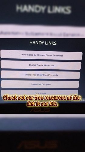Tag your bandmates! We've got something for everyone in the crew. Say goodbye to tour budget headaches! Our new Tour Budget C...