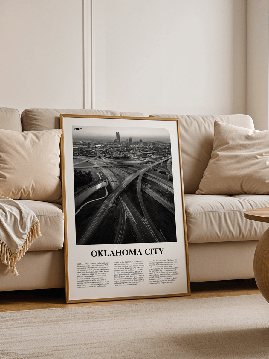 Oklahoma City 02 Newspaper Poster product image (10)