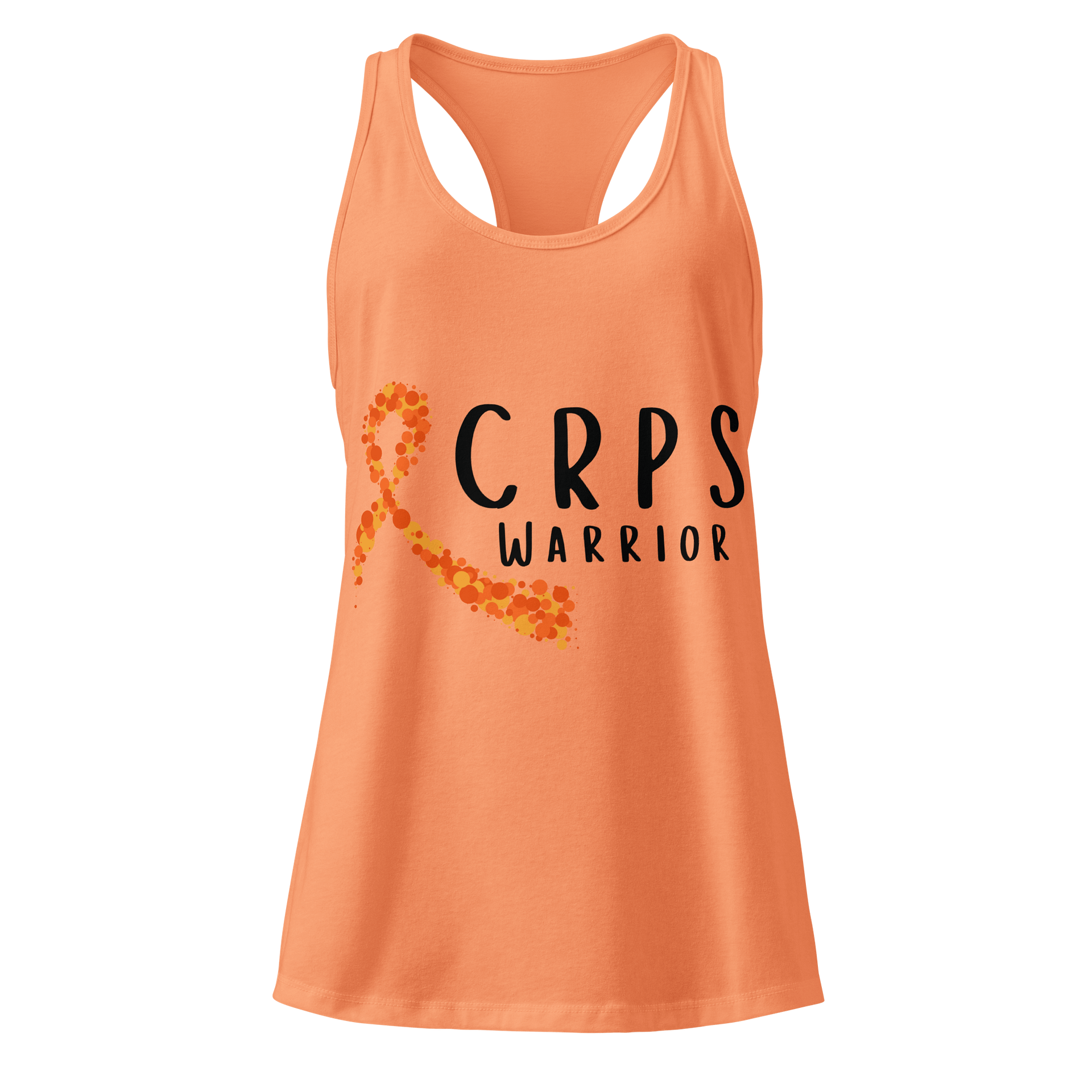 CRPS Warrior Bubble Ribbon Racerback Tanktop ORANGE EDITION product image (1)