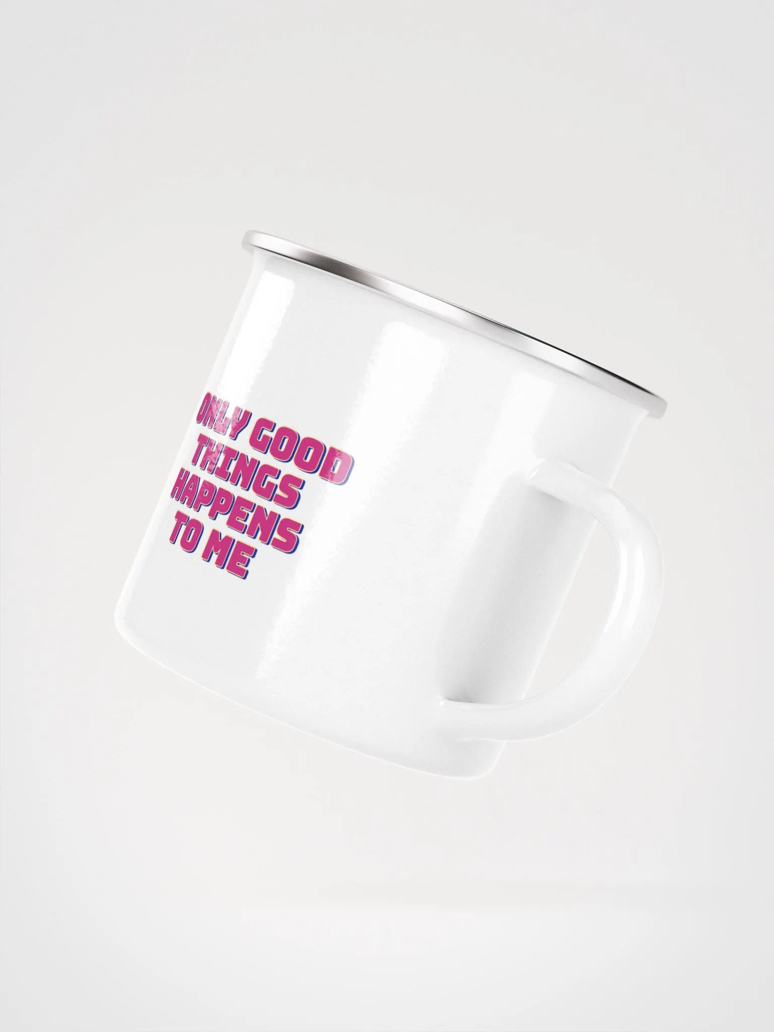 Positive Vibes Enamel Mug product image (3)