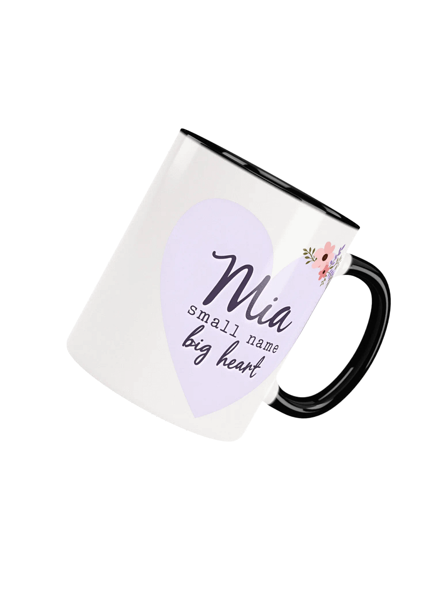 Celebrate the Beauty of Mia: Small Name, Big Heart – Personalized Mug Designs product image (4)