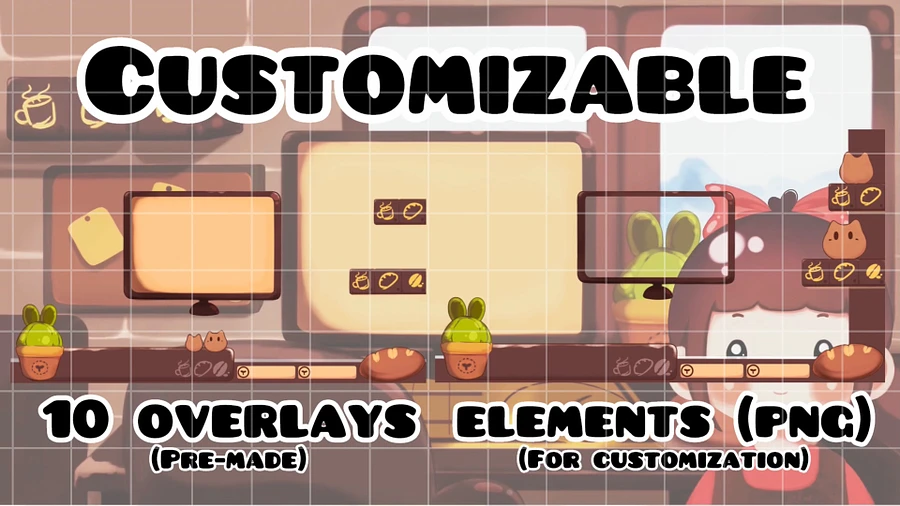 [Customizable Stream Pack] Cozy Game🌵 product image (3)