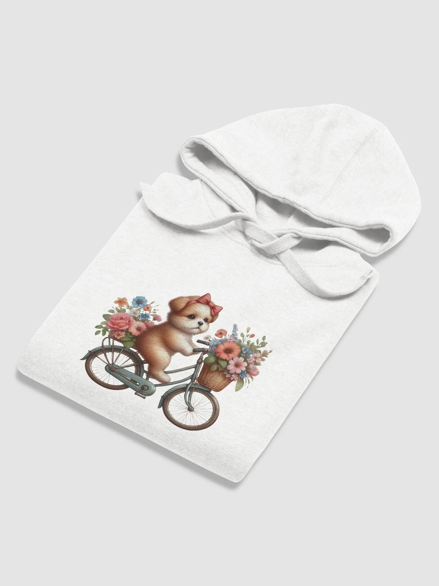 Puppy Love Bicycle Hoodie product image (6)