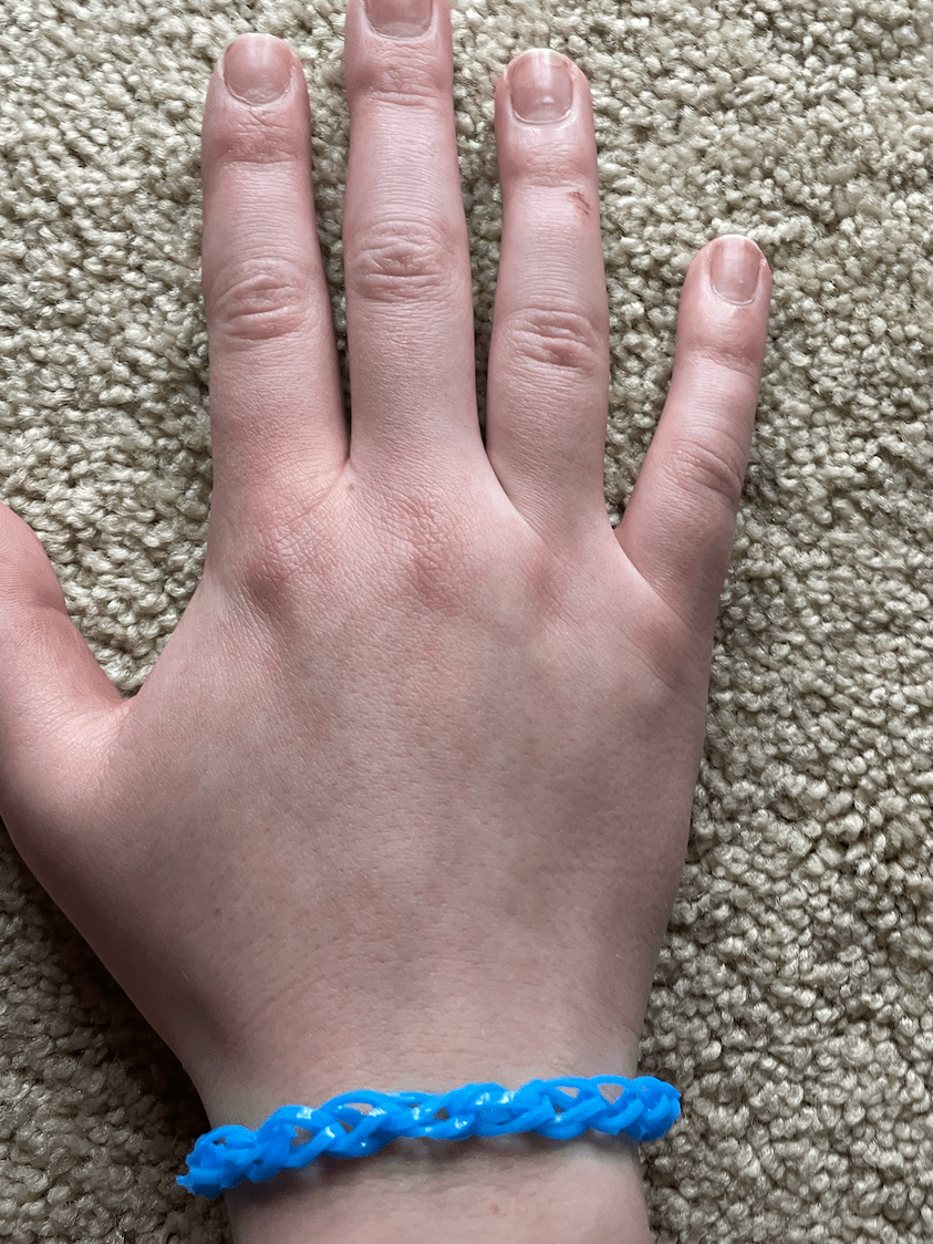 Blue Loom Bracelet product image (2)