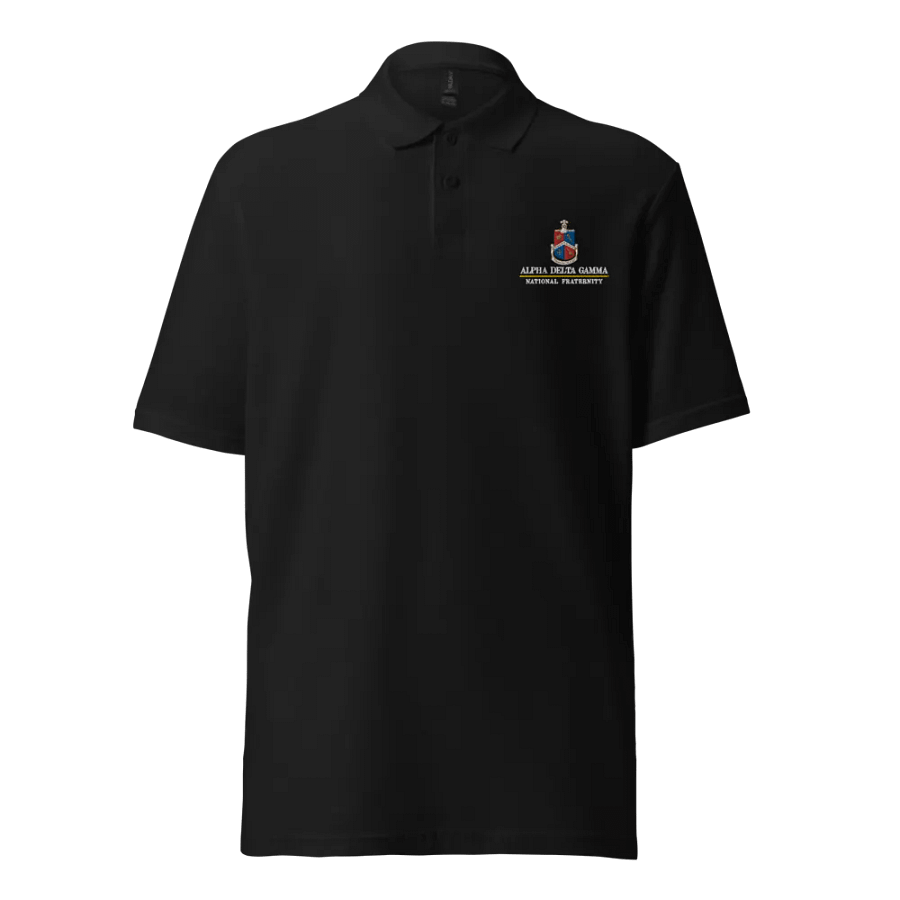 ADG Crest Polo - Black product image (1)