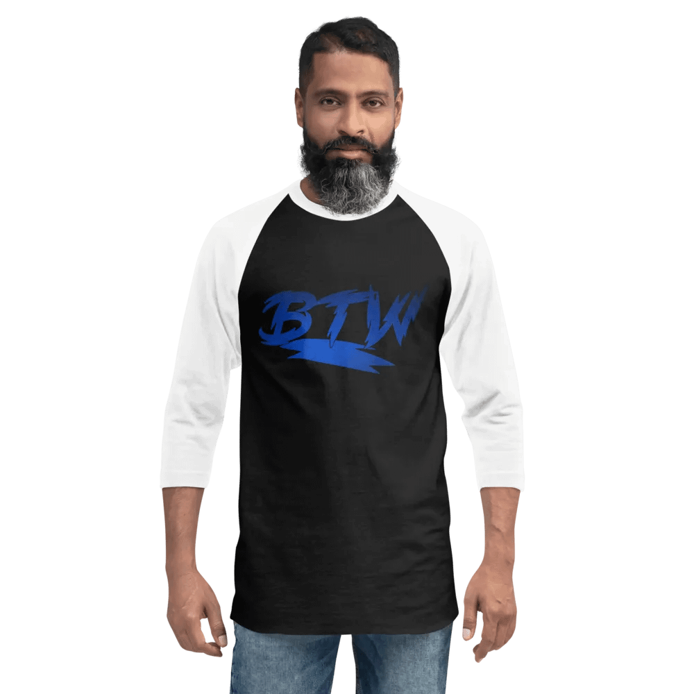 New BTW logo mens raglan Tee product image (12)