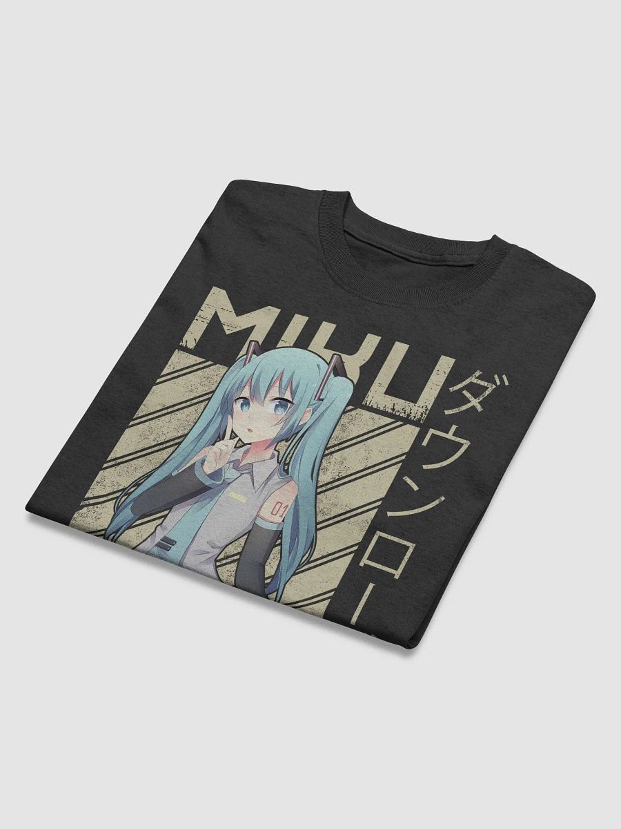 Hatsune Miku Downloader T-Shirt – Gildan Heavyweight product image (4)