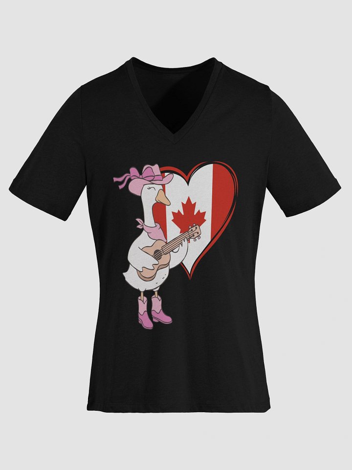 Honky-Tonk Goose Women's V-Neck Tee product image (2)