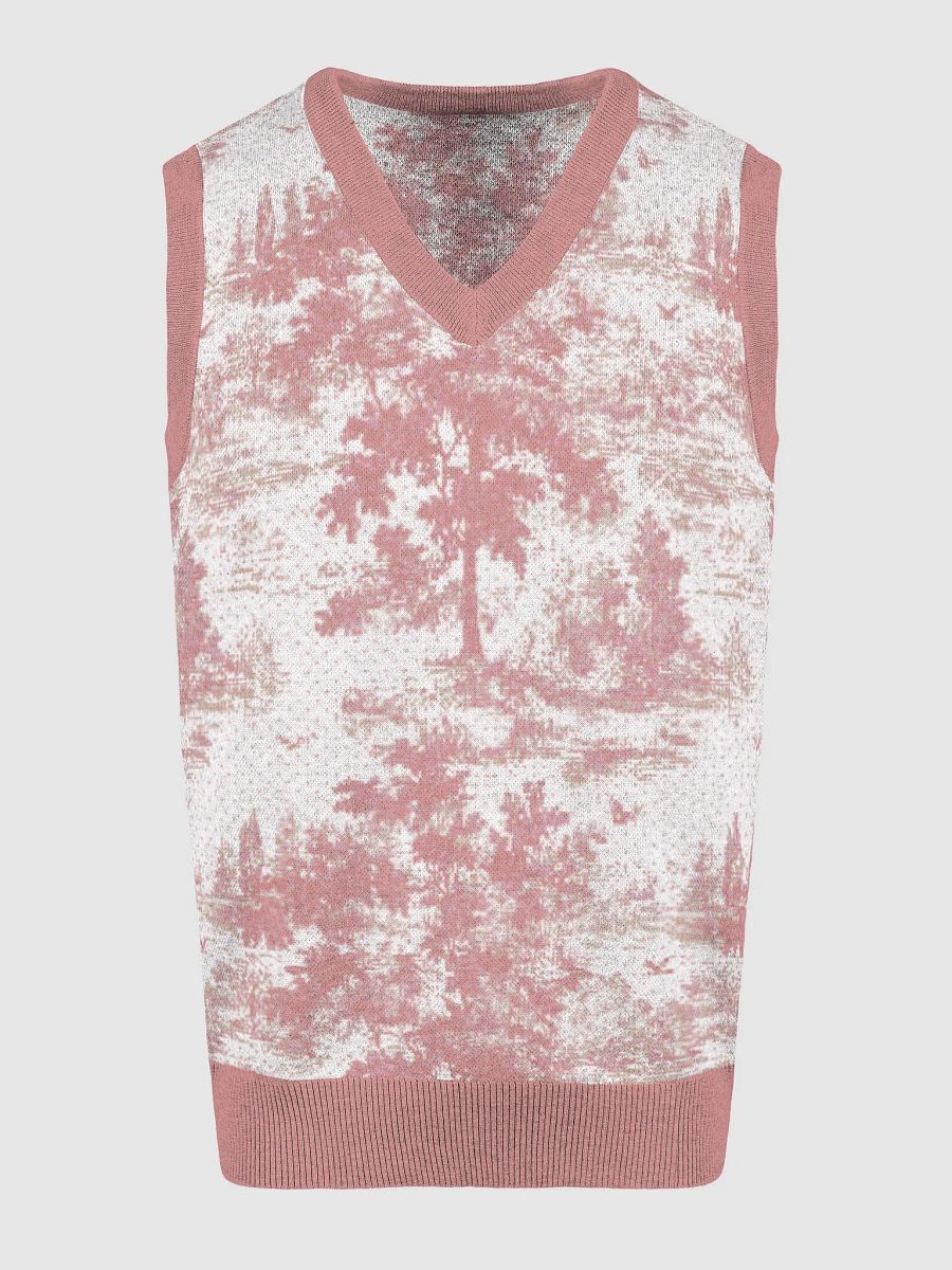 Nature's Embrace Knitted V-Neck Vest product image (5)
