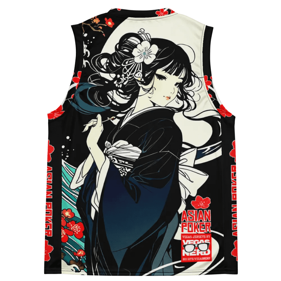 Asian Poker Anime Inspired BB Style Polyester Jersey product image (4)