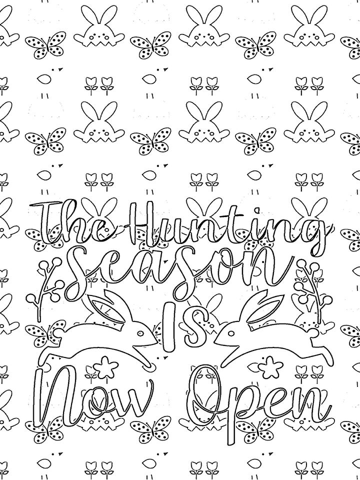 Easter Quotes Coloring Pages for Adults-60 Quotes product image (2)