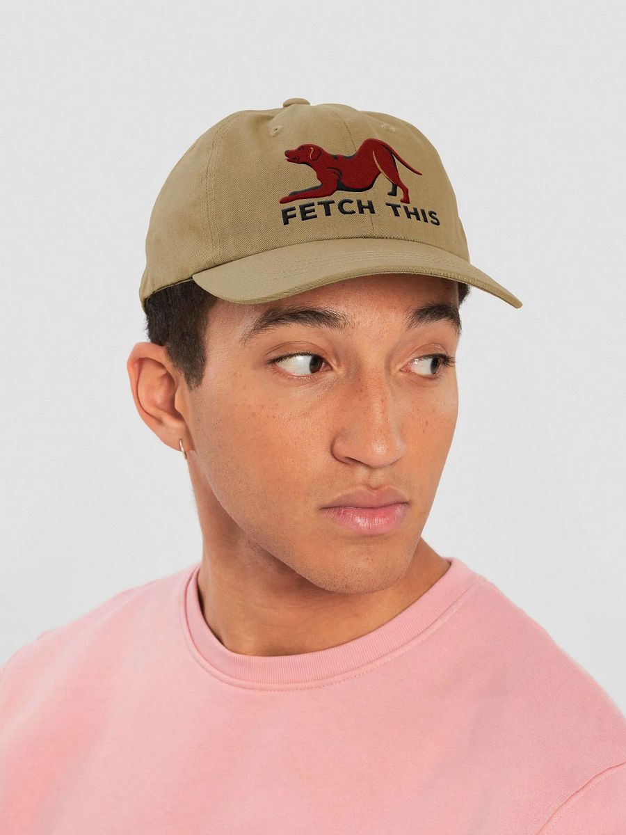 Fetch This Classic Dad Hat(Embroidered) of a Labrador Retriever(Chocolate) product image (3)