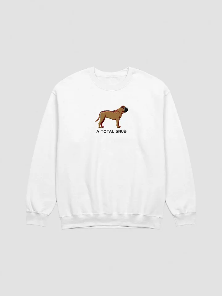 A Total Snub Sweatshirt (Embroidered) of an English Mastiff product image (16)